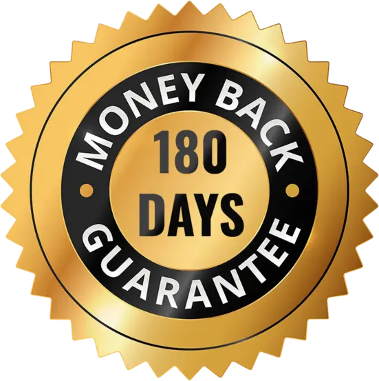 MemoVance Pro 180-day money-back guarantee